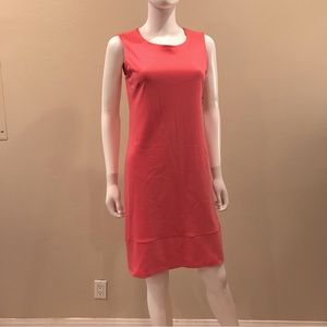 New York Company Mauve Pink Sheath Dress NEW Size Small Sleeveless Cotton Office